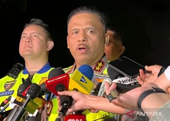 Korlantas siapkan one way lokal KM 390-KM 70 antisipasi kepadatan. - news berita dari antara