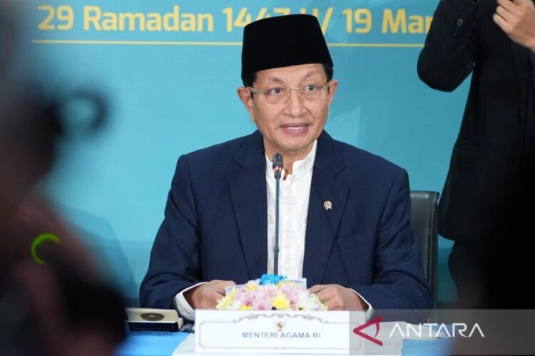 Menag tegaskan ruang digital perlu fondasi agama dan etika. - news berita dari antara